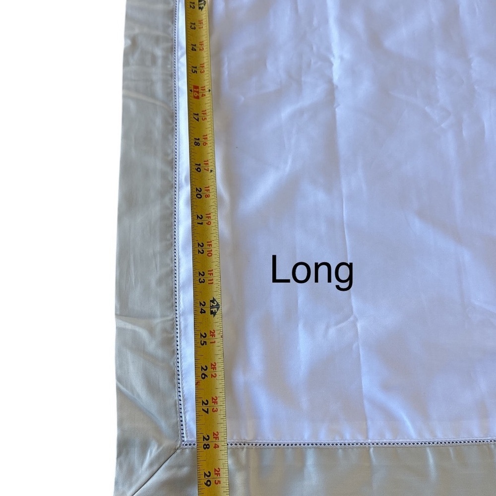 Ralph Lauren Cream and White Bedding Pillow Cases 2Pcs NWT - Picture 6 of 8